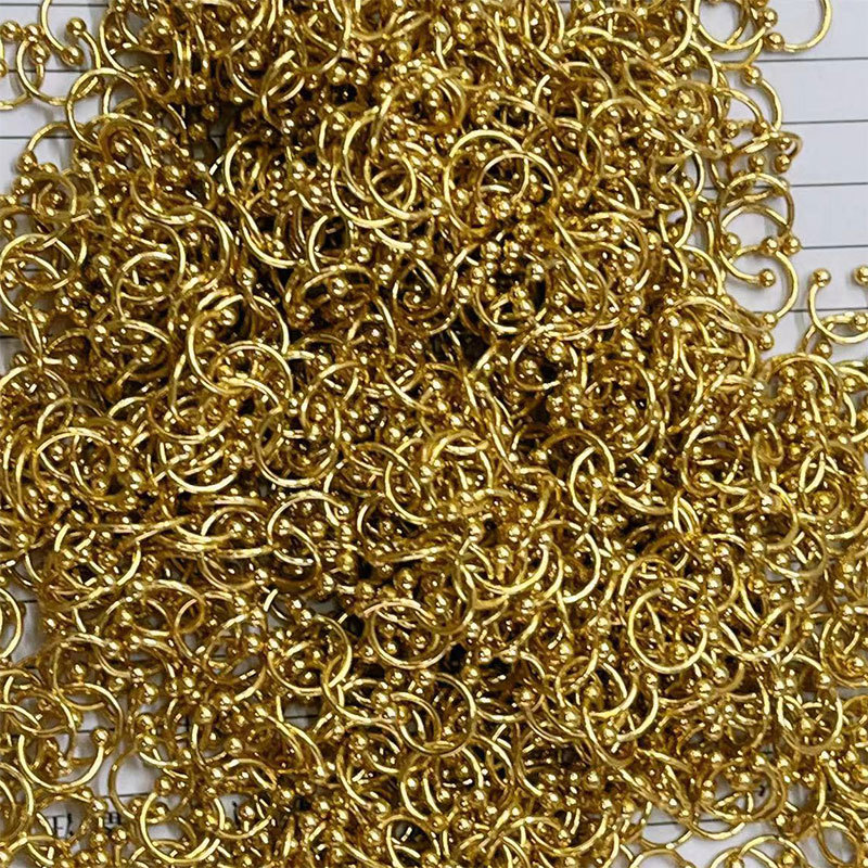 Cross-border best-selling ear bone clips, ear clips, ear studs, earrings, invisible clip rings, no ear holes, diy handcrafted material copper accessories pic 4