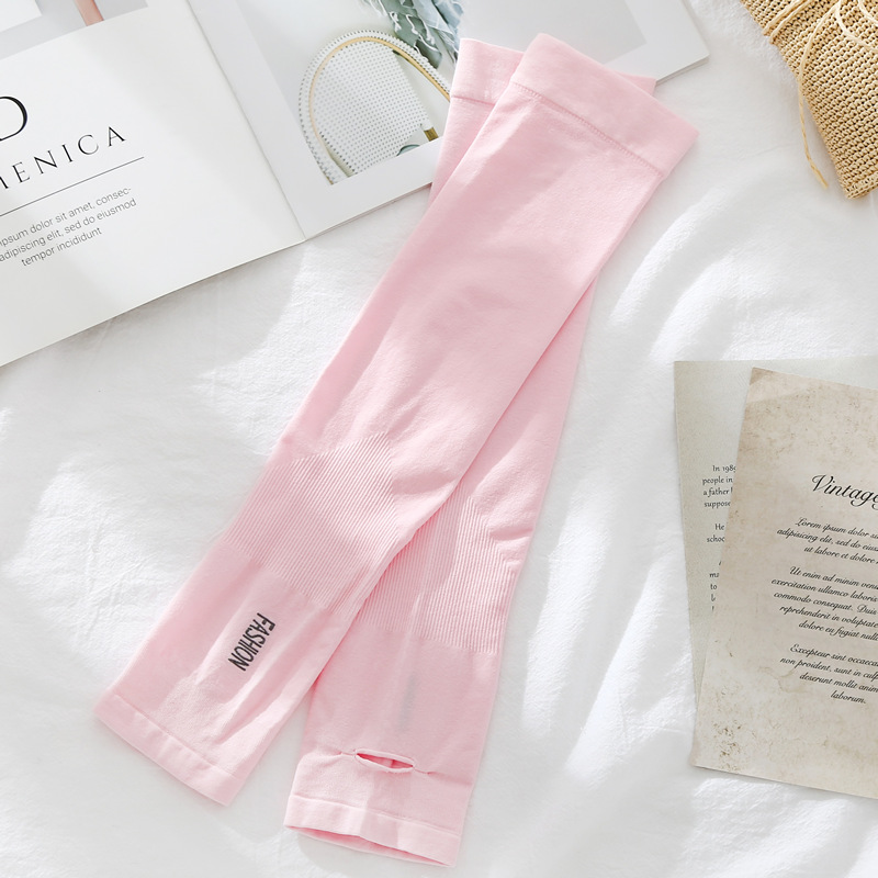 Wholesale and consignment of upgraded summer ice silk sleeve sun protection arm covers for both men and women, extended arm covers for driving and cycling pic 30