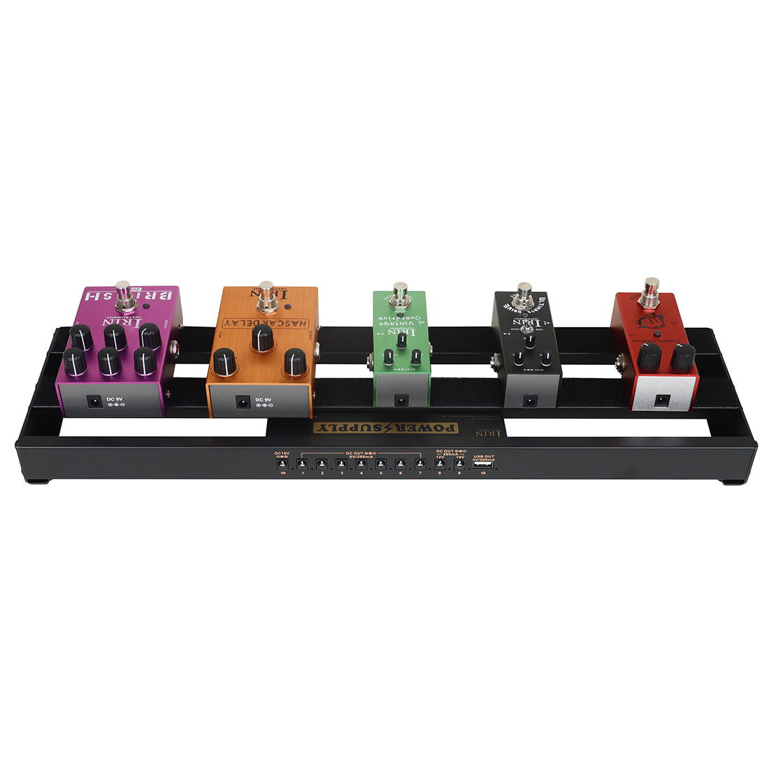 Wholesale IRIN effect pedal track frame, aluminum alloy fixed anti-slip single effect pedal board, portable effect pedal bag pic 10