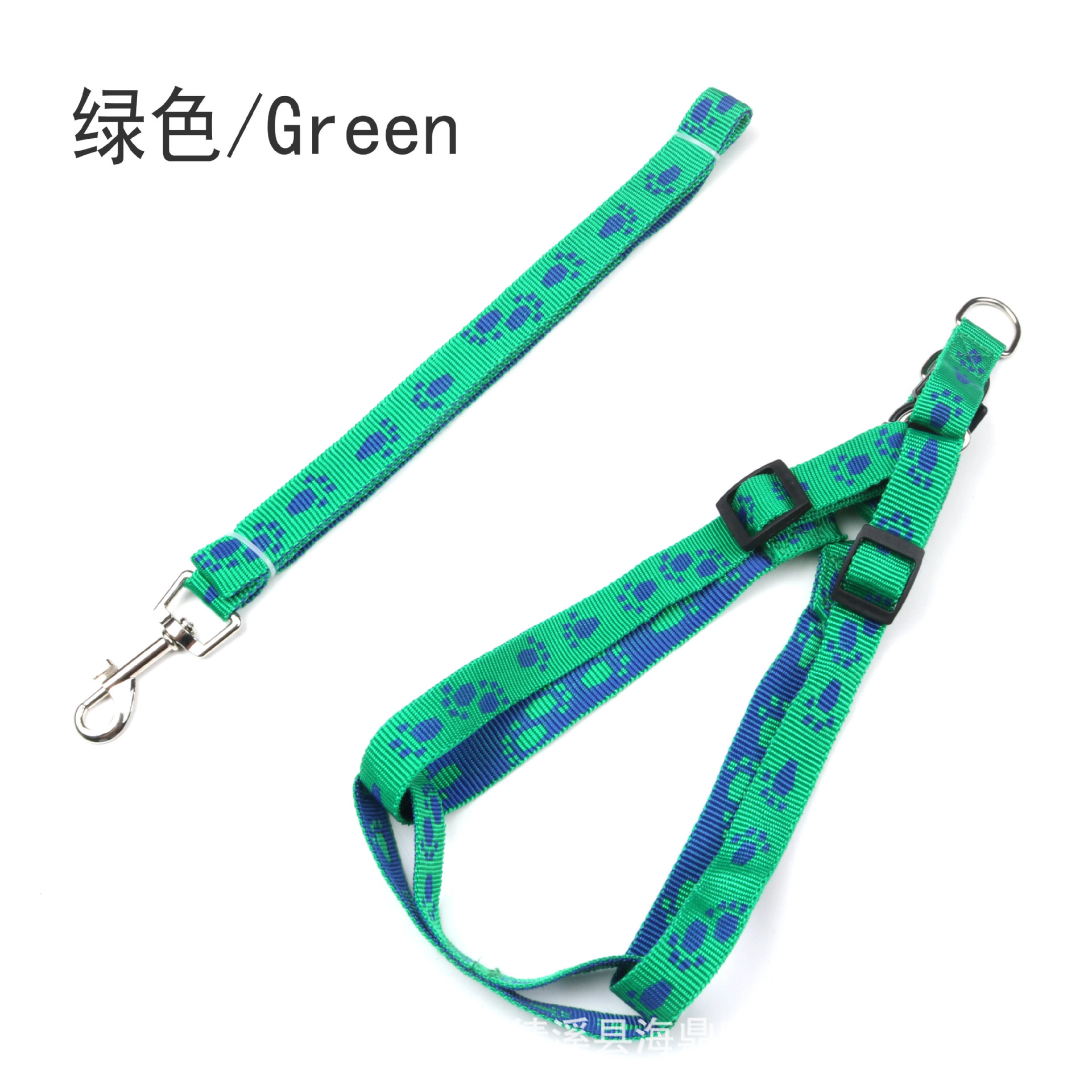 Pet supplies: footprints, bones, jacquard leashes, chest straps, small and medium-sized dog walking ropes, chains, collars pic 8