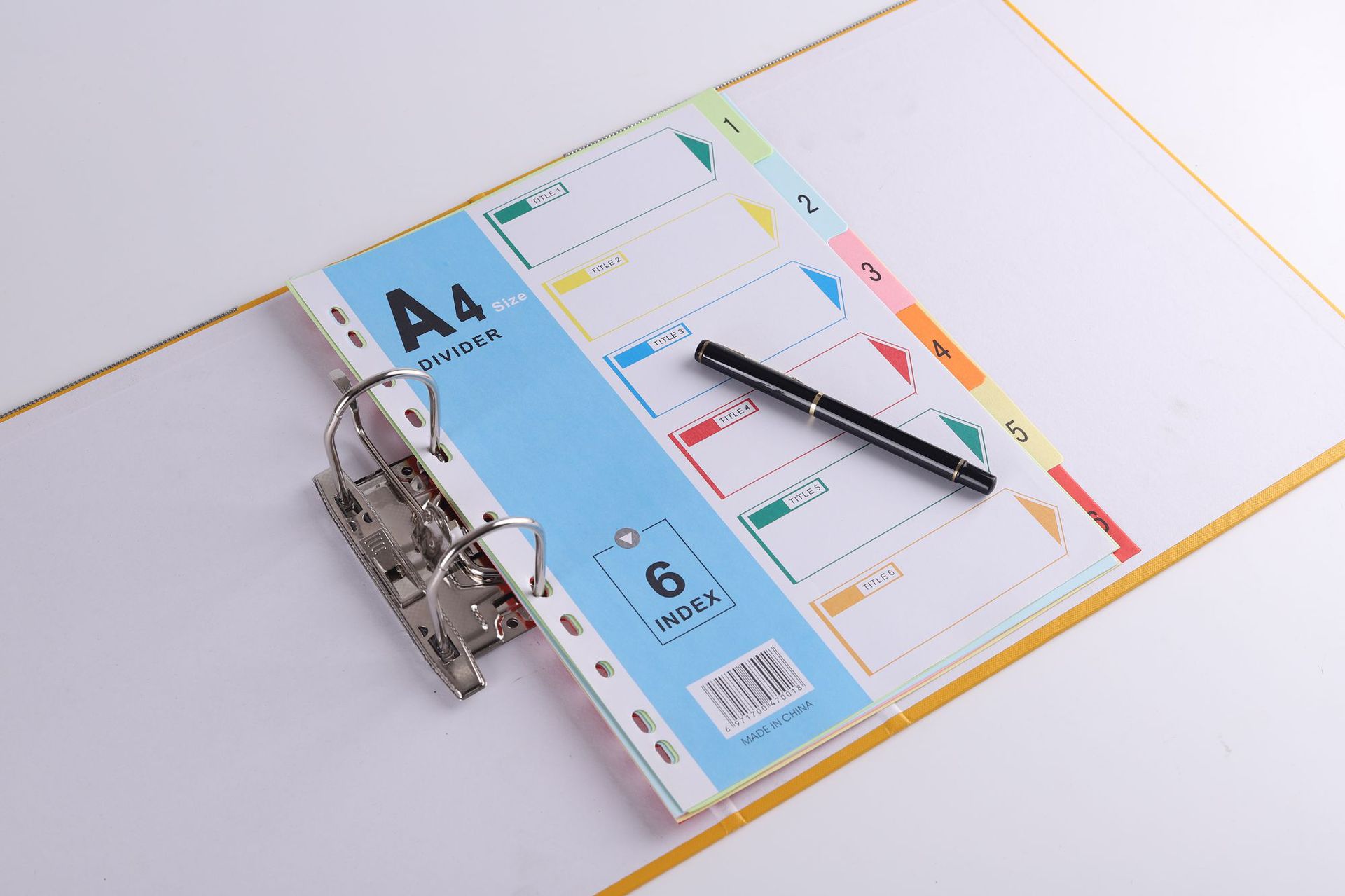 Factory wholesale office storage folders, loose-leaf folders, 2-hole quick labor folders, 3-inch file folders with printed logos pic 10