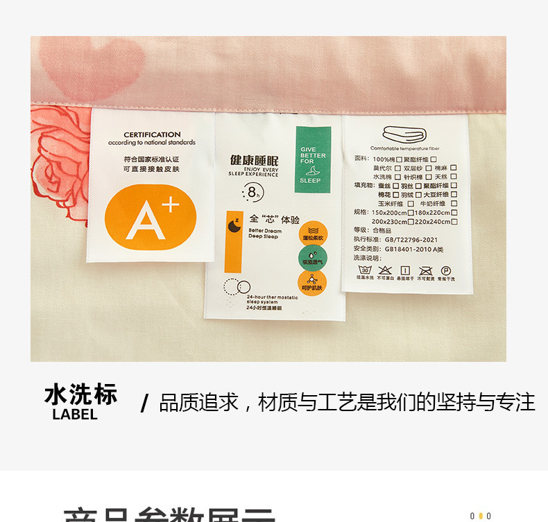 2024新款A类亲肤小清新纯棉夏被空调被批发夏凉被子全棉被芯批发详情31