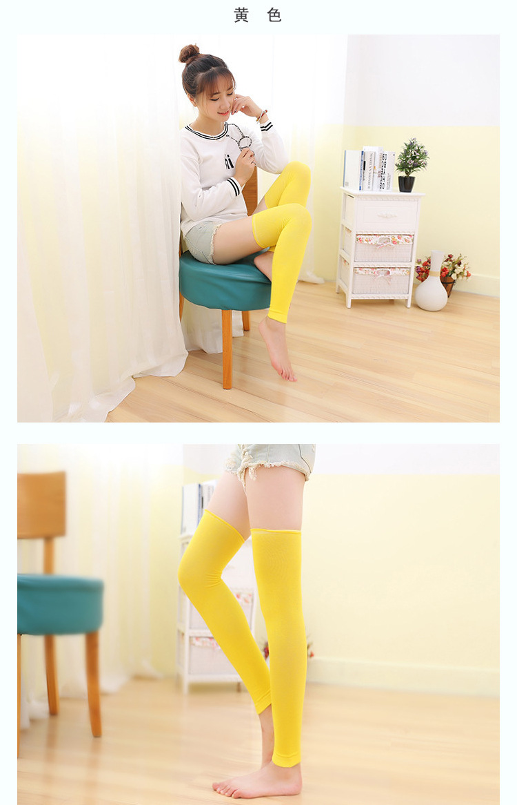 Japanese autumn and winter new combed cotton warm socks, three-bar student socks, air-conditioned room knee and leg guards pic 34