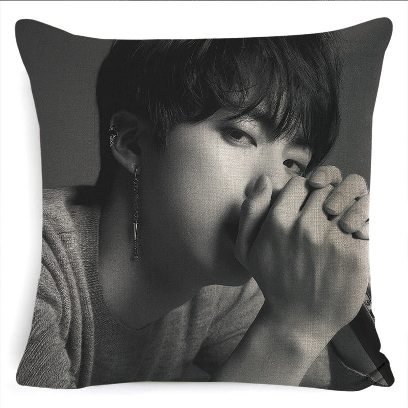 Customized new cushion covers for anime and cartoon BTS fans, Douyin merchandise and fan gifts pic 22
