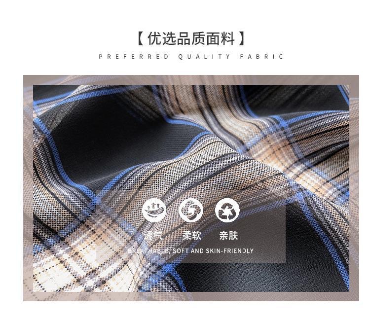 This 2021 early autumn shirt top features a light and mature design, a loose Korean-style sun-protective garment with a black and white checkered mid-length design for women pic 2