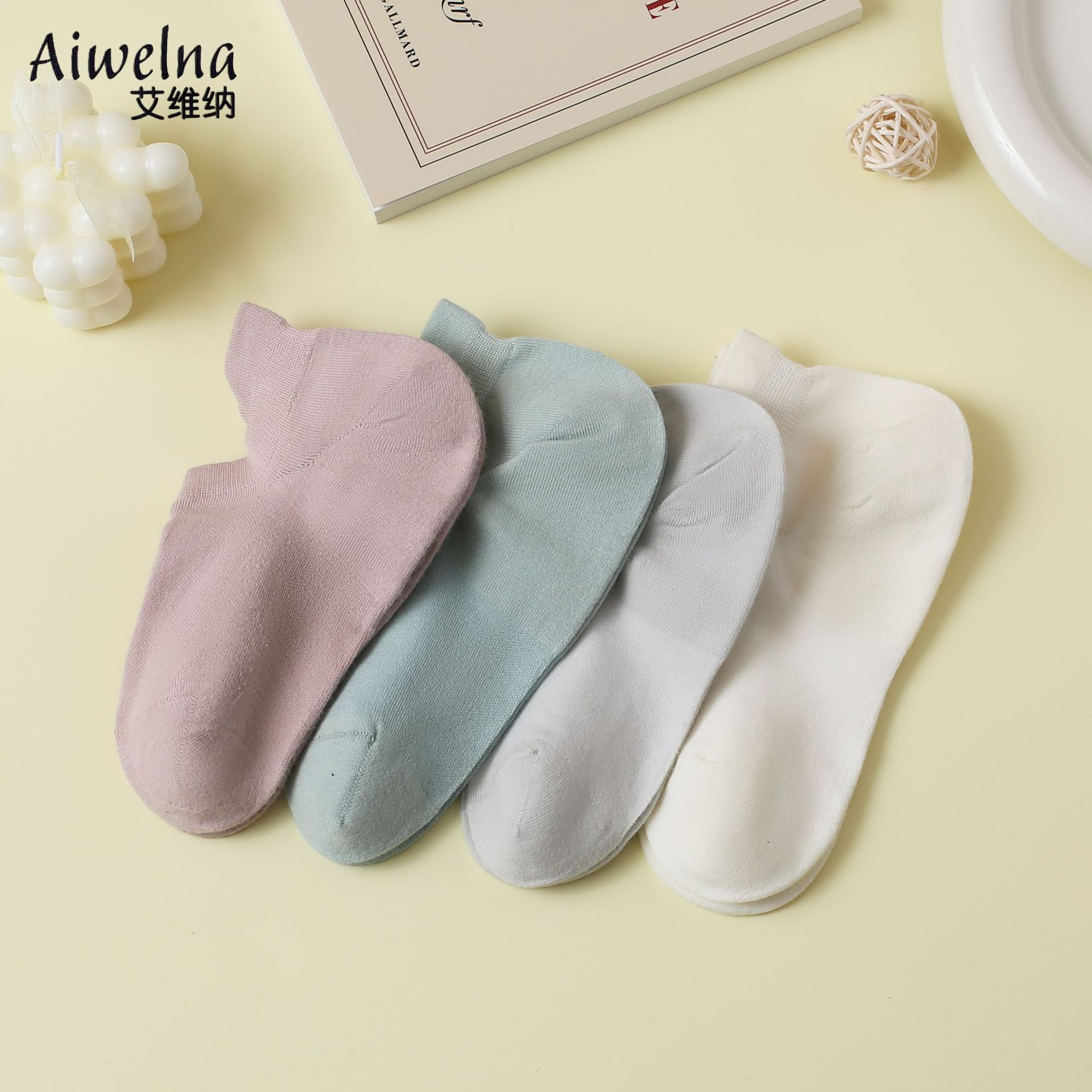 New high-end embroidered socks for spring and summer, deodorizing, comfortable, casual, trendy and fashionable, suitable for all seasons for both men and women pic 2