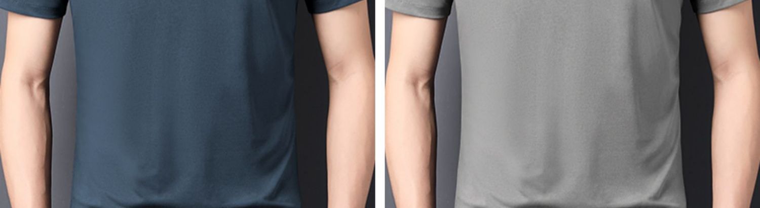 夏季男士短袖t恤圆领纯色冰丝修身半袖体恤潮流打底衫男装详情24