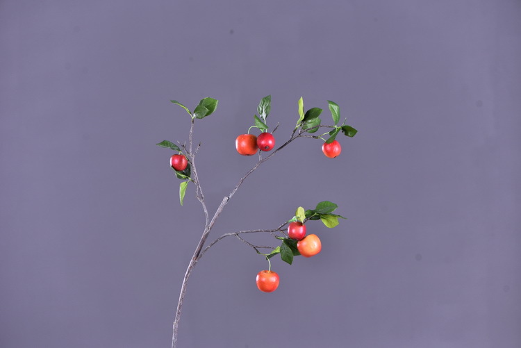 Wholesale of artificial apple branches, multi-leaf home decoration fruit branches, new Chinese-style New Year decoration berries from the manufacturer pic 17