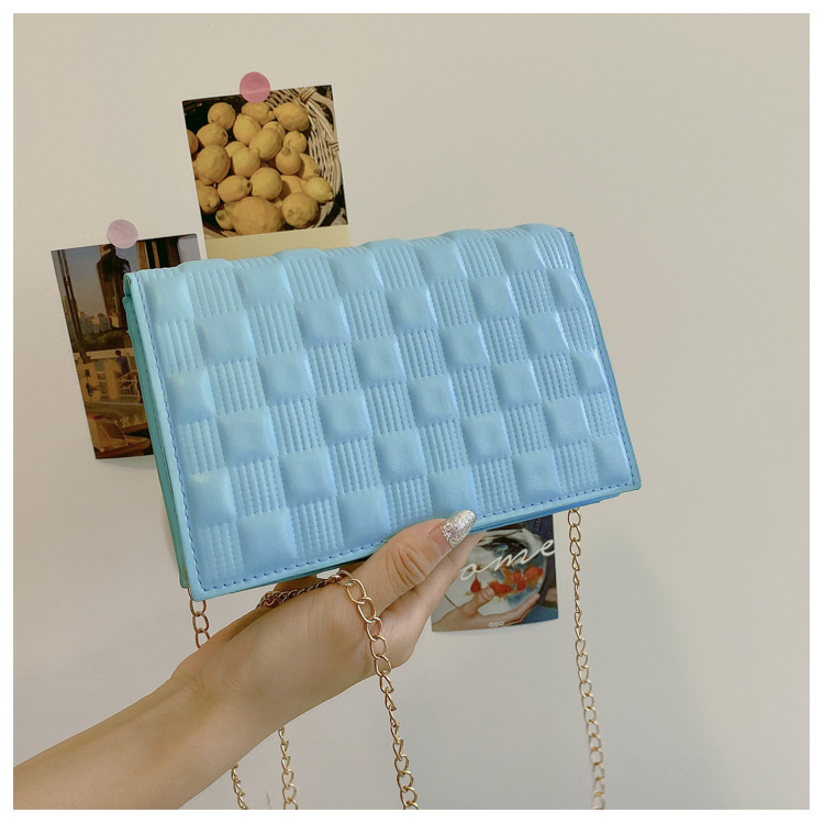 网红手提包包2021新款时尚单肩女包休闲感洋气斜挎简约ins链条包详情43