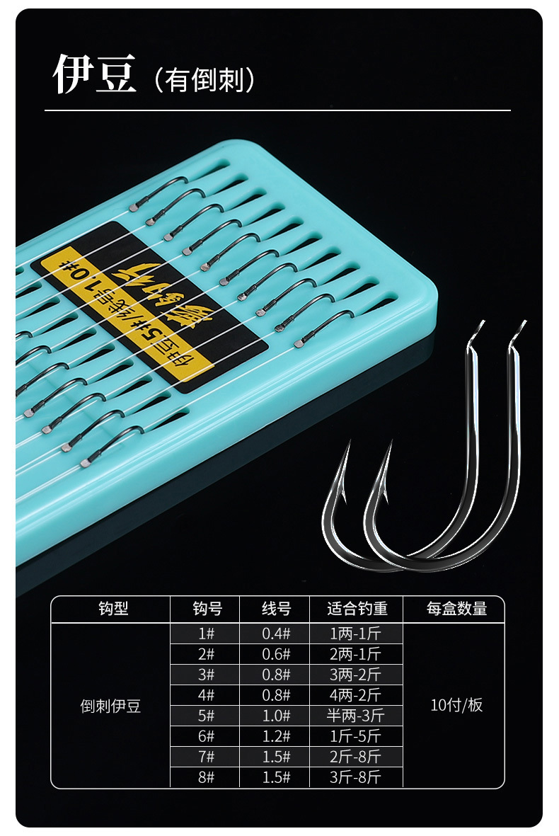 Dream Fishing hook, double hook with tied sub-line, finished hook, sleeve hook, Izu and Ise-ni fishing hook, sub-line hook wholesale pic 18