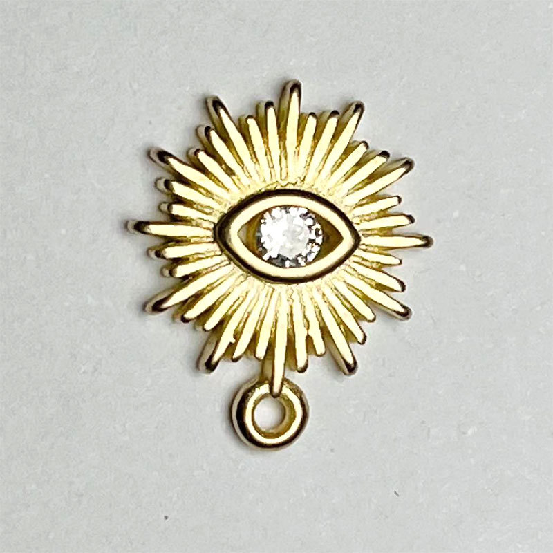 DIY jewelry accessories, micro-inlaid jewelry accessories, various pendant accessories, copper jewelry accessories that can be gold-plated or electroplated pic 8