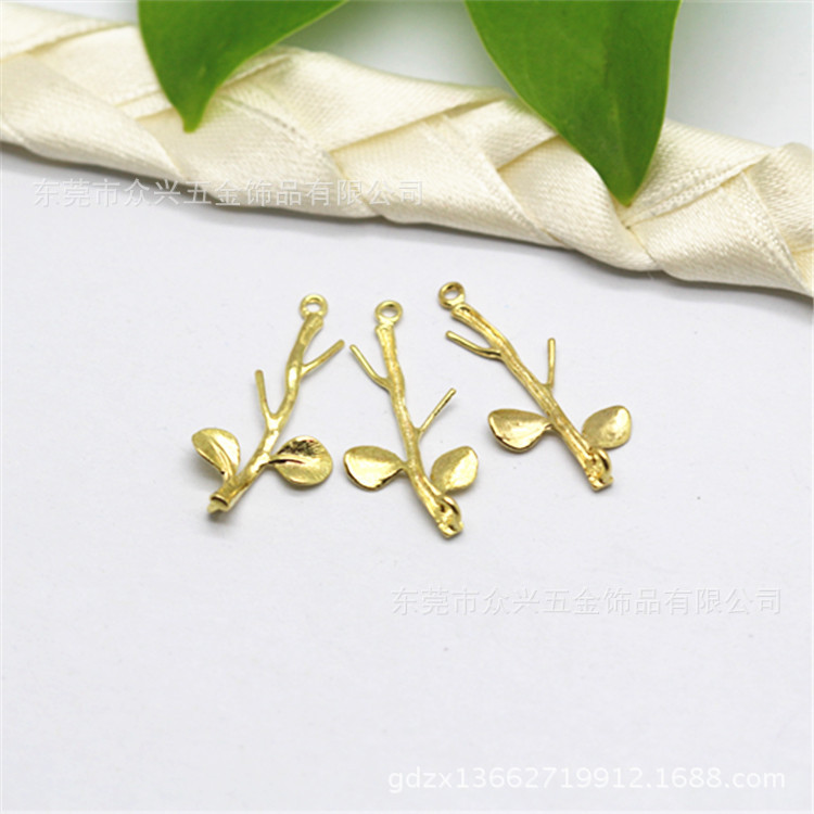 众兴古风diy饰品发簪胸针配饰树枝花树叶流苏吊挂件配饰材料步摇详情5