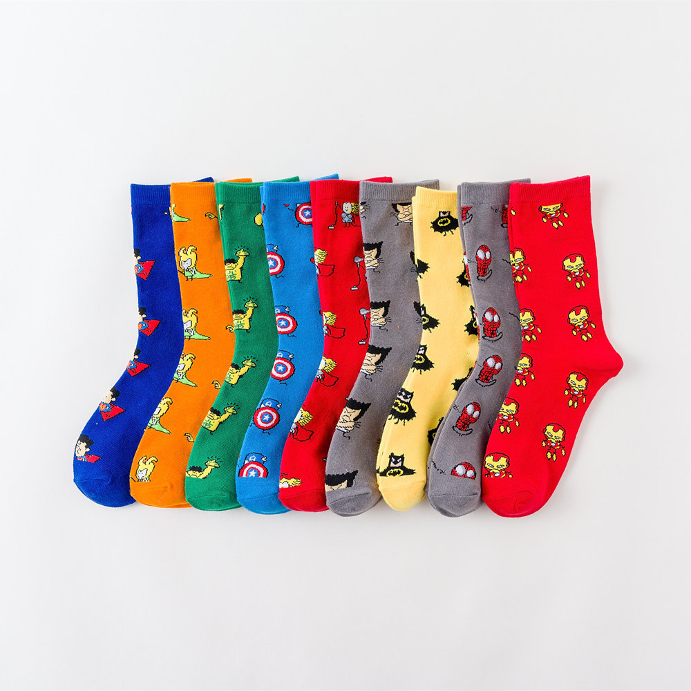 American version Maple Leaf sports hiking socks, casual socks, linen leaf socks, the same style as WISH and Amazon pic 2