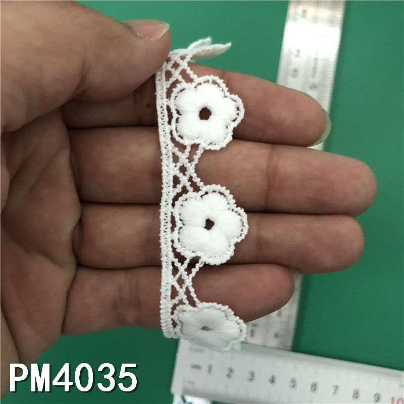 New Lolita embroidery water-soluble lace, milk silk single-sided small flower wave lace, lace with barcode pic 18