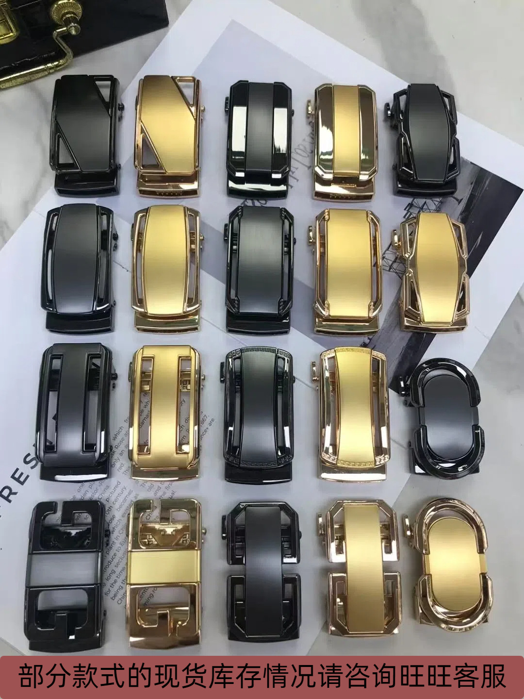极速发货商务皮带扣头男自动扣锌合金皮带头高档自动腰带扣头跨境详情3