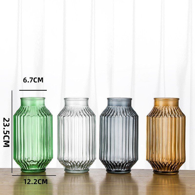 欧式简约透明玻璃花瓶水养郁金香百合花专用客厅插花瓶摆件家用欧式简约透明玻璃花瓶水养郁金香百合花专用客厅插花瓶摆件家用详情5