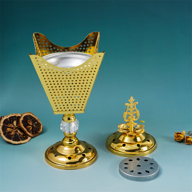 跨境阿拉伯香炉 中东工艺品碳炉迪拜香薰炉家居摆件incense burne详情5