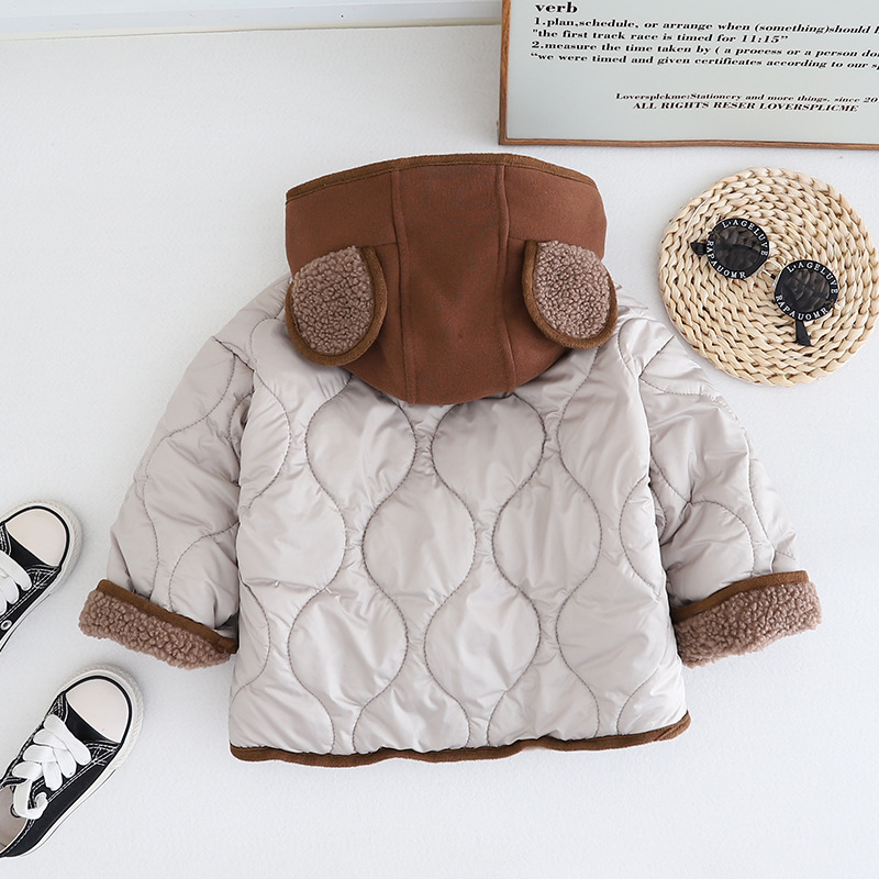 男童冬季夹棉外套加绒加厚儿童棉衣2023年新品保暖宝宝棉服童装潮详情10