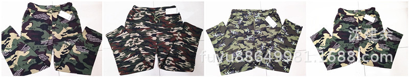 For middle-aged and elderly women in autumn and winter, add fat, oversized, brushed, drawstring camouflage pants, and add fleece milk silk casual leggings for small feet pic 1