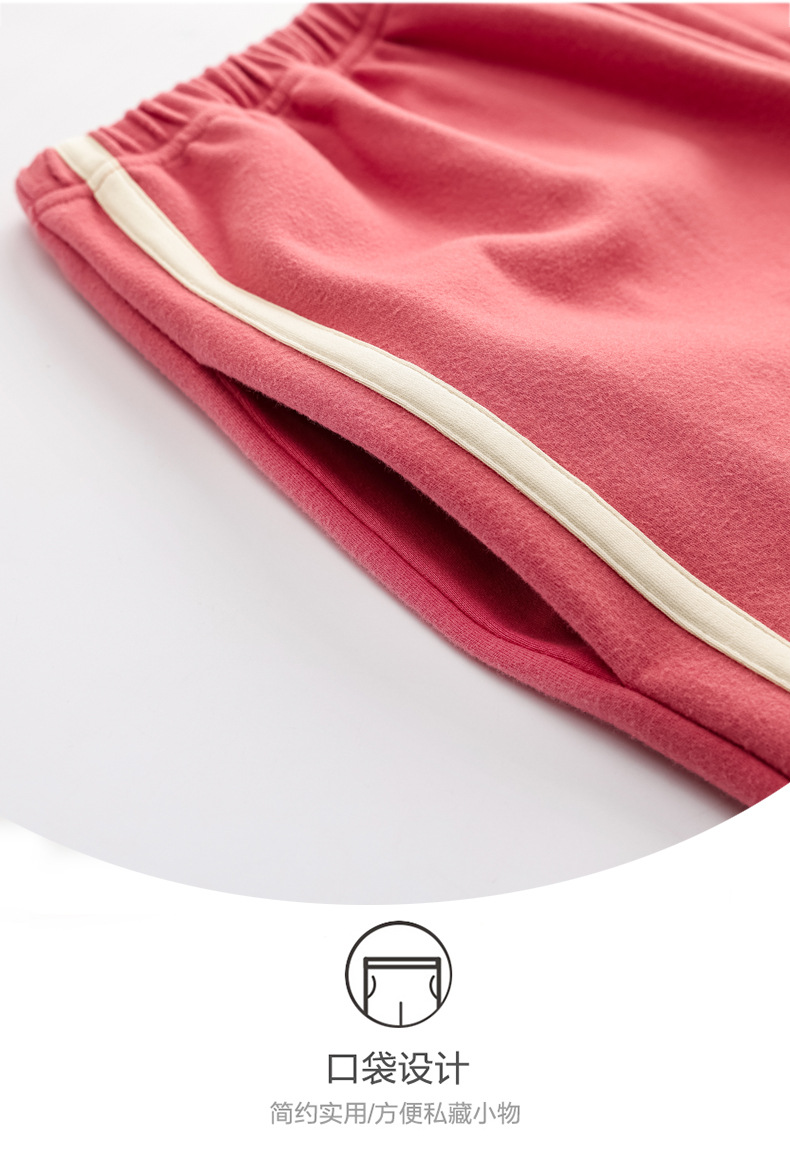 夏季纯棉睡衣女士可爱短袖薄款两件套装韩版时尚春夏可外穿家居服详情14