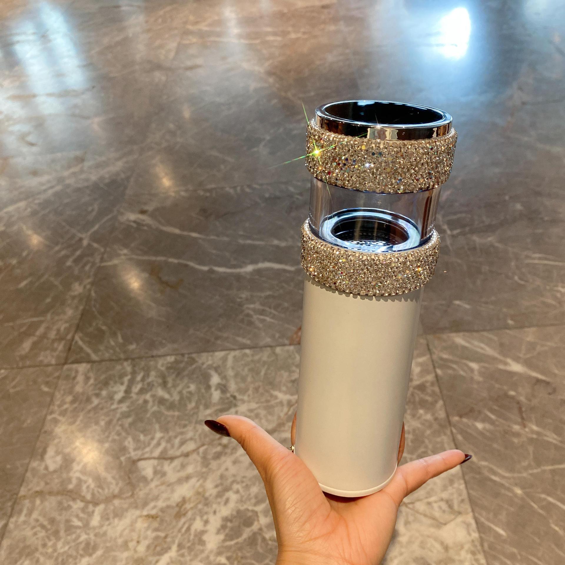 智能保温杯茶水分离泡茶杯高颜值轻奢镶钻316不锈钢水杯家用便携详情11