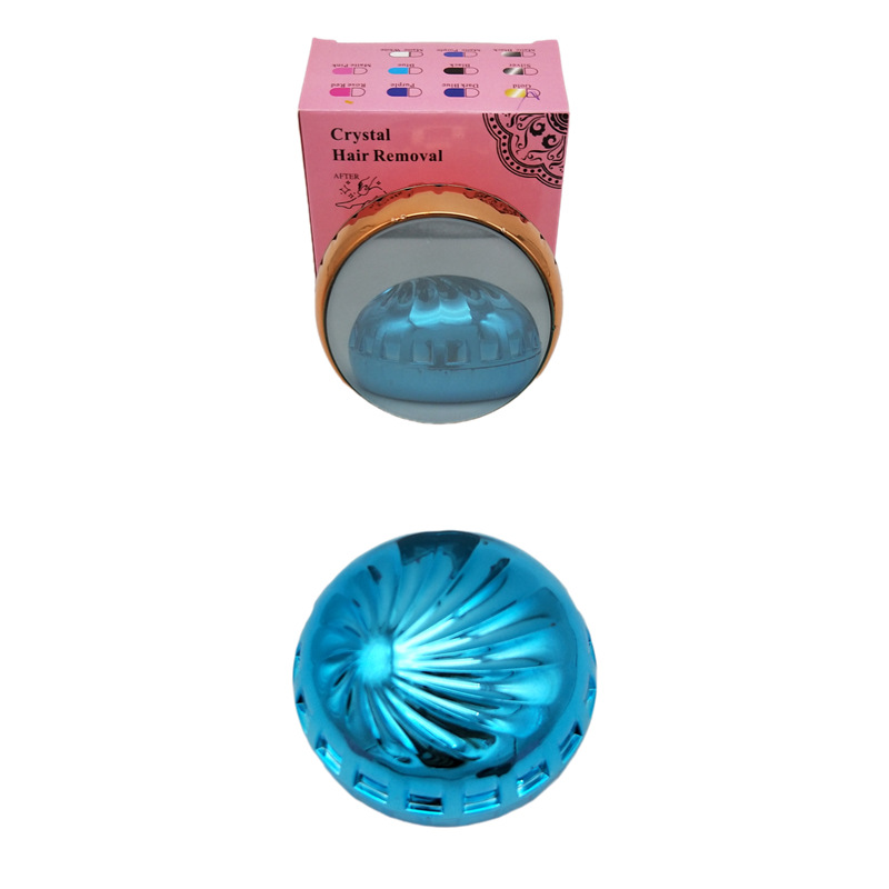Cross-border new shell crystal hair removal device, nano glass hair grinding device, painless and easy glass hair removal instrument pic 3