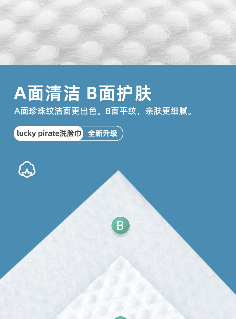 (1 shot, 3 packs) Thickened face towel, disposable cleansing towel, compressed towel, cotton soft towel, pull-out pure cotton beauty salon makeup remover and face wash towel pic 4