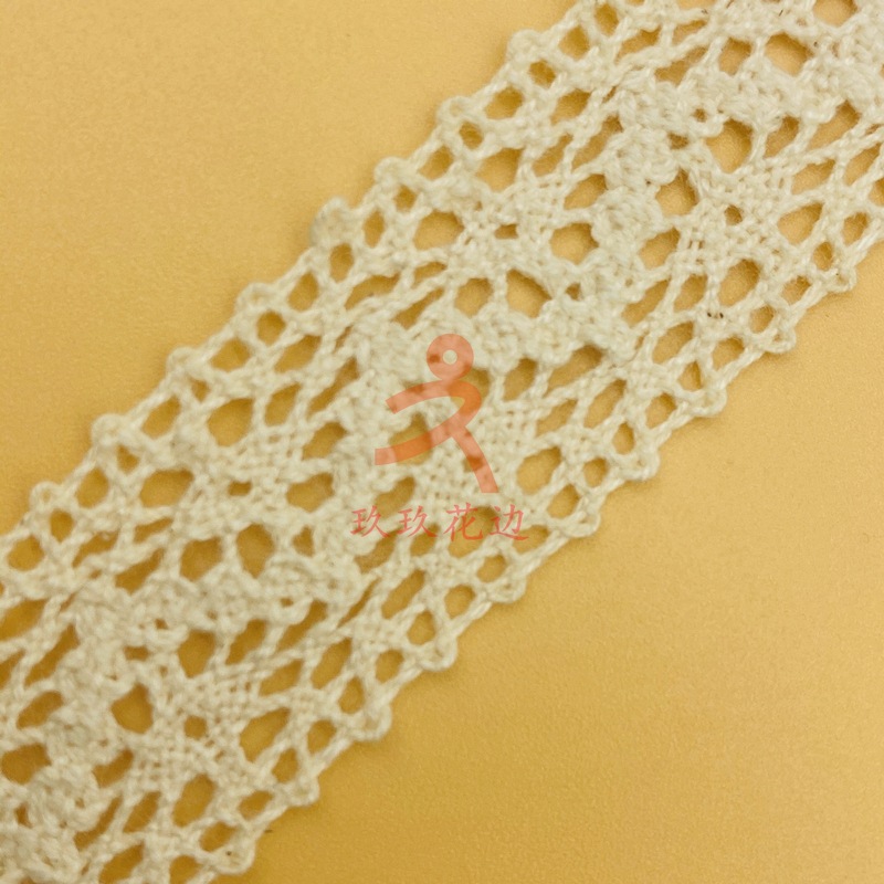 Factory direct sales of hollow symmetrical small wave cotton thread lace round edge machine, cotton edge clothing and home DIY accessories pic 7