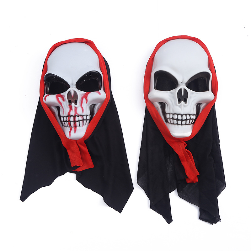 万圣节面具化妆舞会吓人骷髅面具鬼节面具cosplay塑料恐怖鬼面具详情1