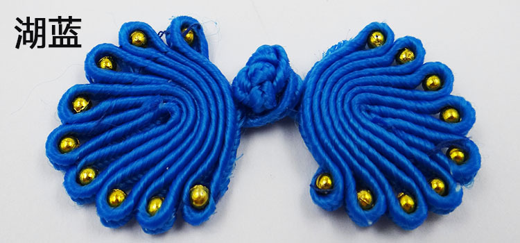 Direct sales of retro cheongsams with nine beads, bead plate buttons, wedding invitations, home Hanfu head flower decorations, butterfly flower buttons pic 6