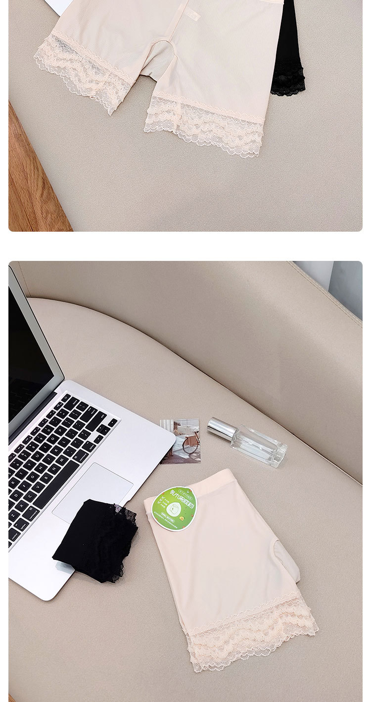 两条装·螺纹冰丝少女安全裤女夏防走光中腰无痕抗菌不卷边打底裤详情11