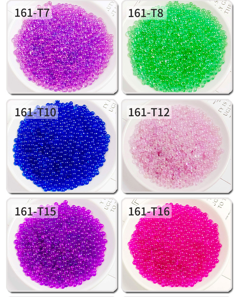 厂销人鱼玻璃珠泡泡玻璃珠幻彩啵啵气泡珠玻璃微珠现货铺罐玻璃珠详情4