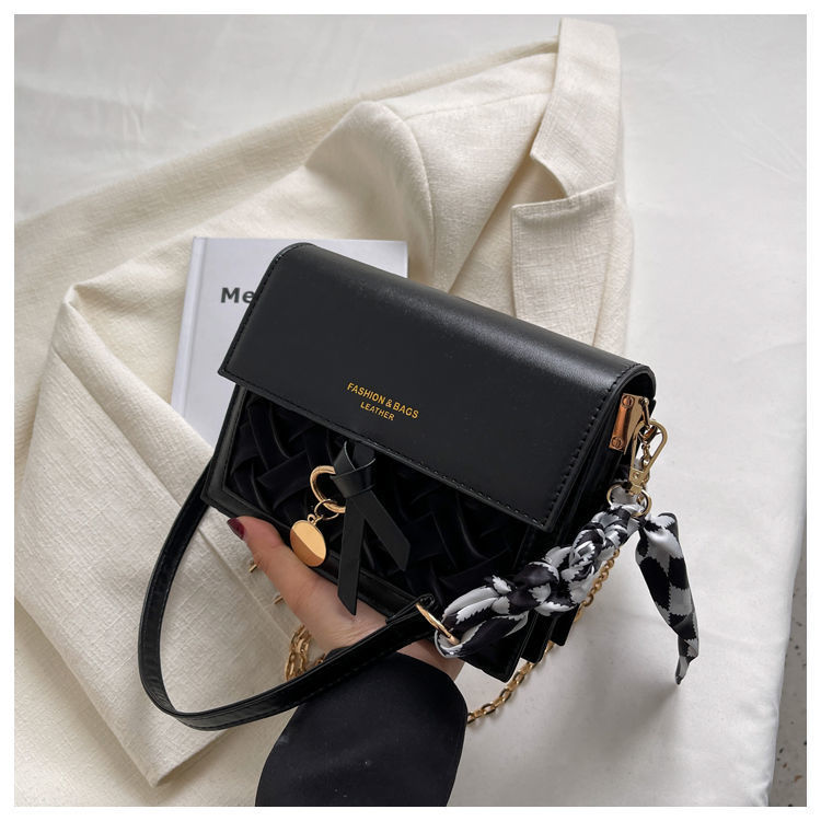 韩版时尚单肩包包女2024夏季新款洋气百搭小众ins链条包斜跨小包详情41