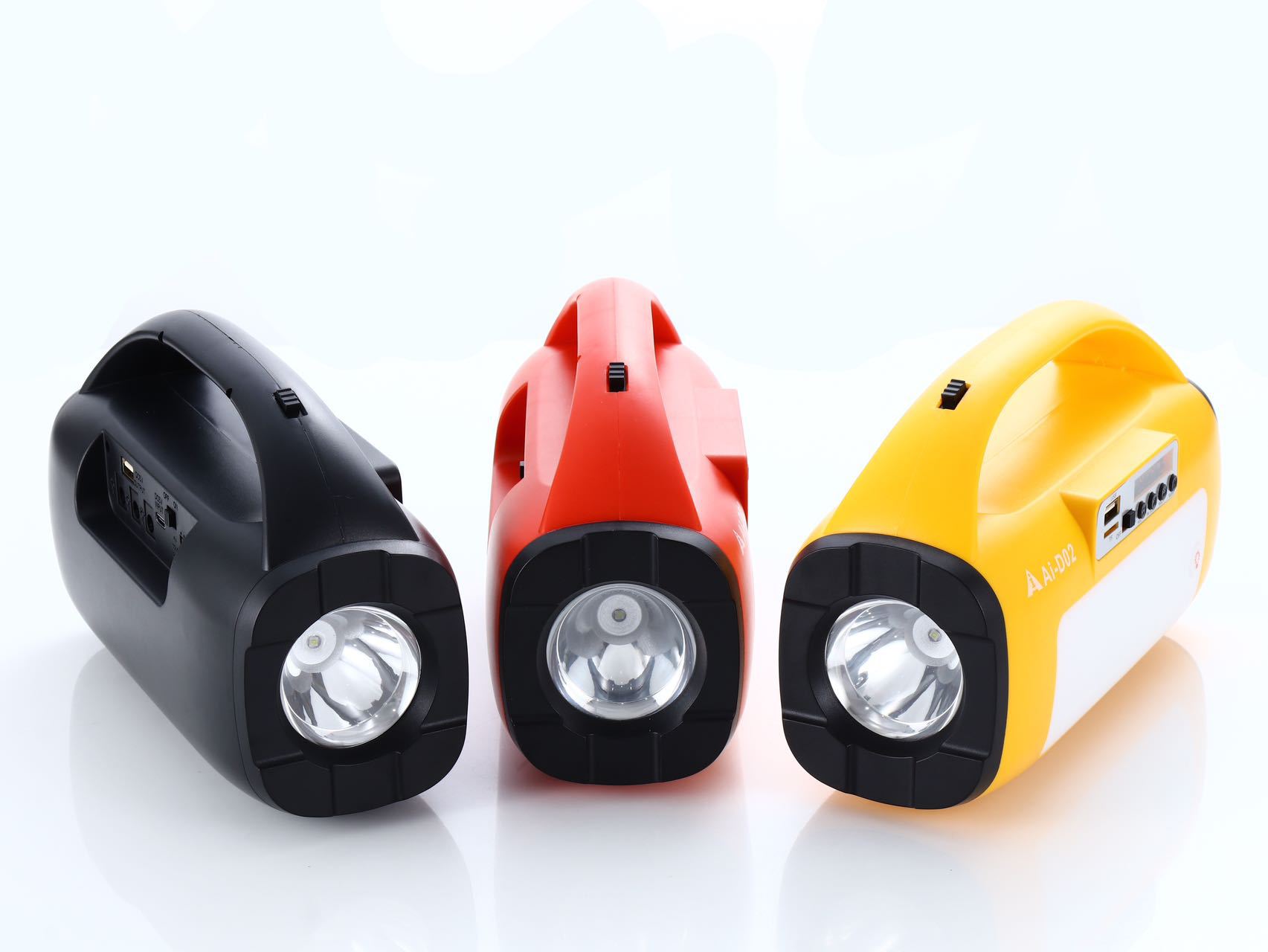 Solar-powered Bluetooth speaker lighting power generation system, card-inserting USB flash drive audio receiver, external three bulbs, mobile phone emergency charging pic 19