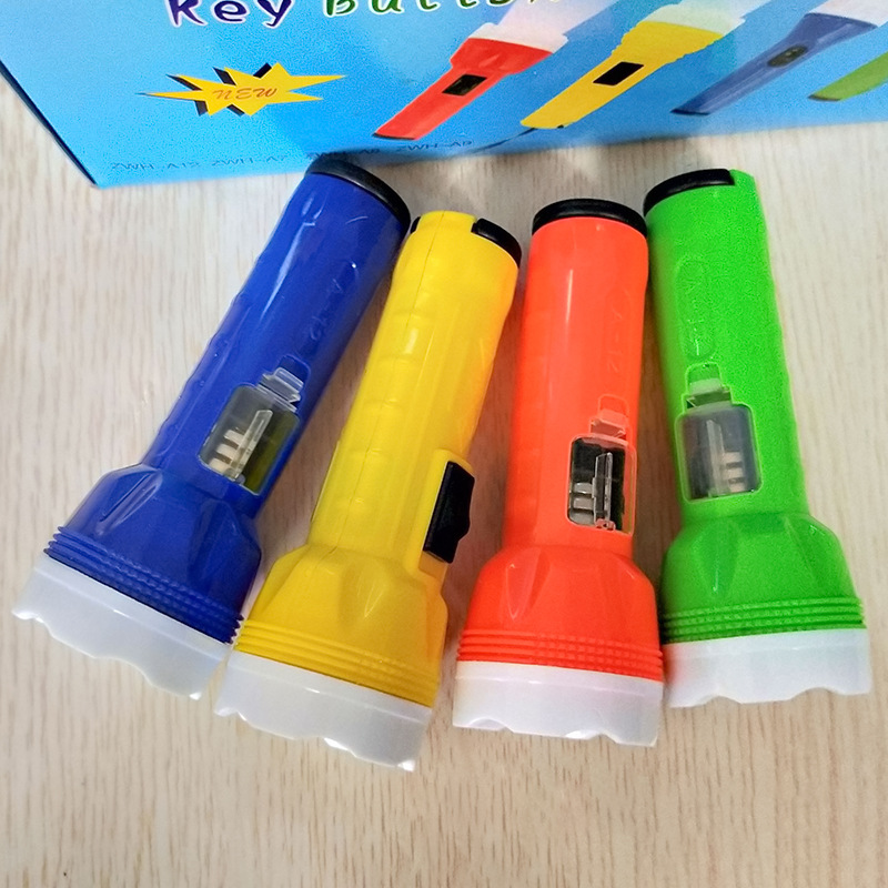 One-yuan and two-yuan hand lights, night lights, flashlights, portable large flashlights, one-yuan and two-yuan supply pic 1