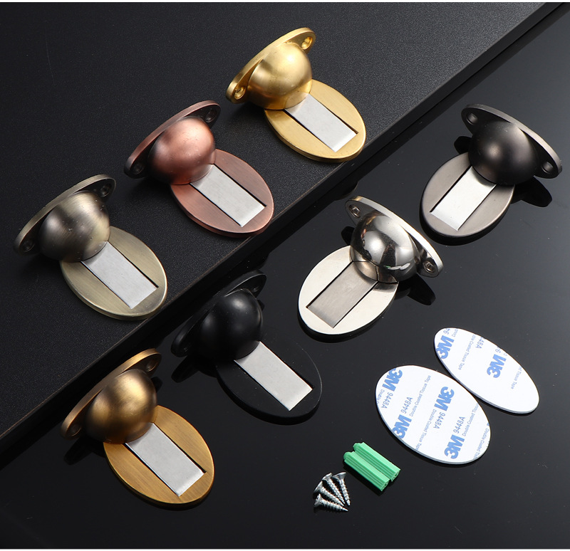 锌合金隐形地吸强磁家用新款门挡防撞神器卧室门免打孔门吸详情21