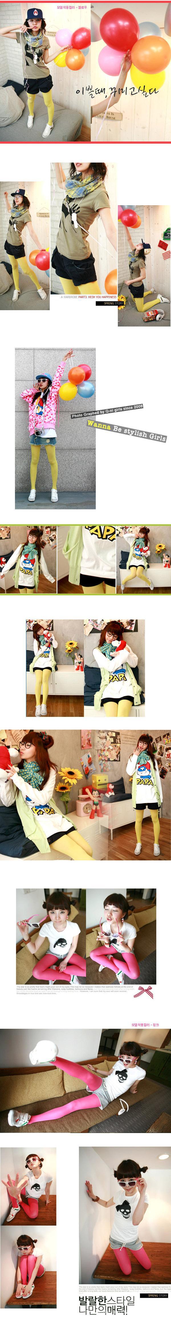 春秋彩色丝袜防勾丝120D天鹅绒连裤袜女踩脚中厚打底袜子丝袜批发详情16