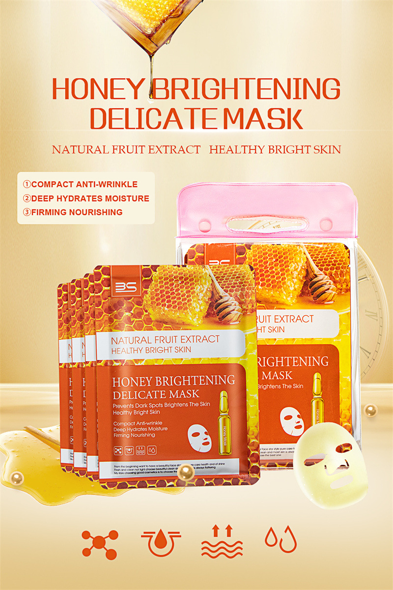 Cross-border honey Moisturizing and hydrating Summer Mask Patch Moisturizing direct sales cross-border facial mask Patch Amazon pic 1