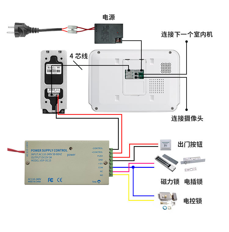 1080P APP smart video doorbell 2 million high-definition WiFi video doorbell pic 10