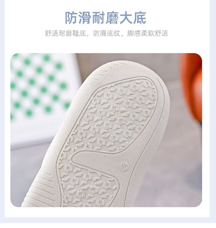 Q216新款网面半拖女2023夏季潮休闲透气厚底增高百搭拖鞋凉鞋女鞋详情11