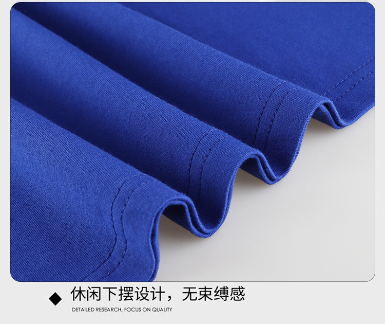 2022 New summer pure cotton short-sleeved T-shirt for men, a trendy brand for junior high school and senior high school students. Loose and versatile for middle school students on Instagram pic 20