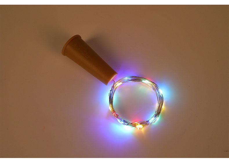 Wine bottle stopper lamp, decorative color light string, festival atmosphere light, Internet celebrity party night light, luminous light, flashing light, LED string light pic 10