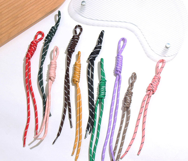 彩色ins潮流绳子涤纶miu系尼龙绳挂件彩色打结细绳编织绳潮包挂绳详情8