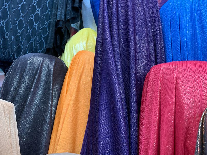 20223 New polyester clothing, fashion fabric, headwear, hair accessories, toys, skirt fabric, beauty strips, gold and silver dot fabric pic 6