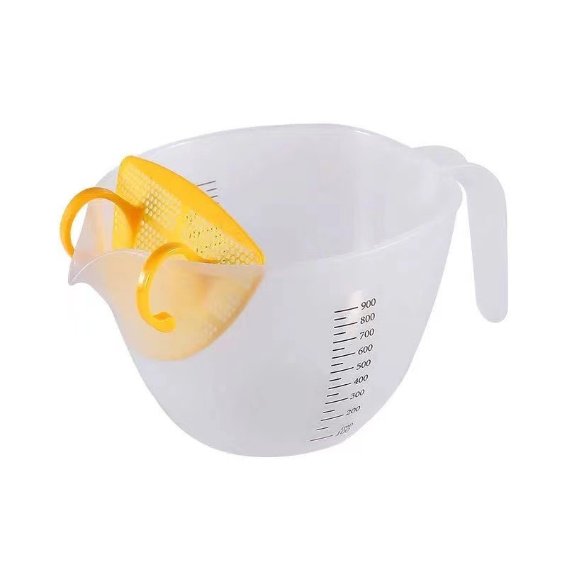 Household baking filtration ultra-fine and ultra-dense filtration measuring cup pic 4