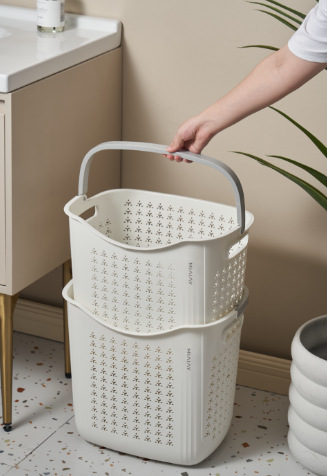 New style dirty clothes basket, dirty clothes storage, household dirty clothes basket, bathroom, change and wash clothes storage basket, laundry basket pic 2