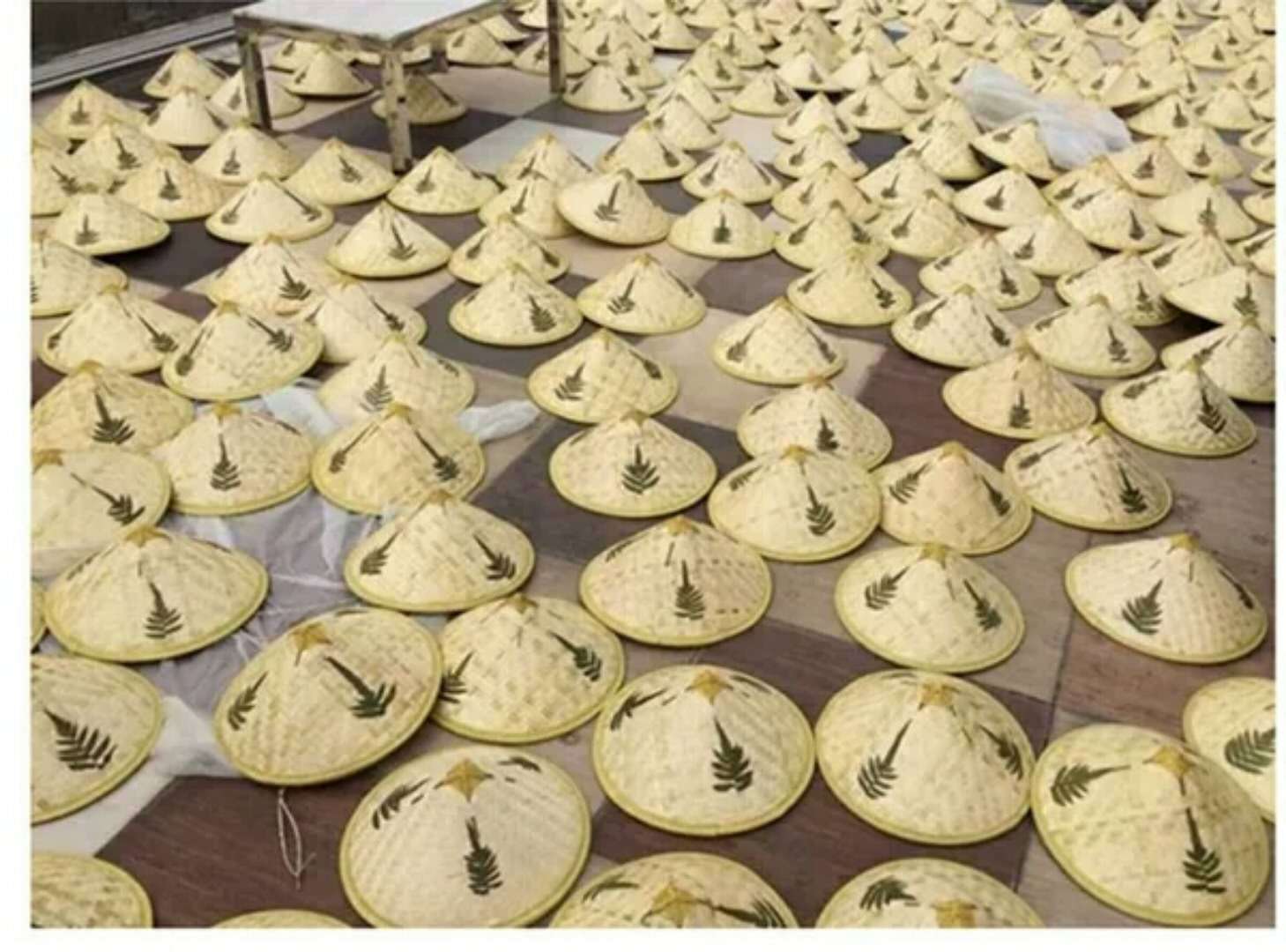竹编织斗笠大沿农民草帽竹编旅游防雨防晒帽子钓鱼遮阳帽舞蹈详情6