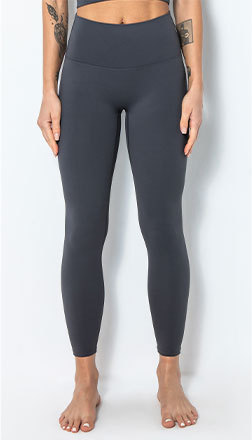 lulu瑜伽裤磨毛高腰提臀女夏外穿紧身运动跑步蜜桃臀裸感健身裤秋详情22