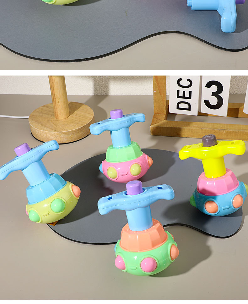 莲花灯光陀螺儿童发光莲花陀螺玩具益智发光陀螺玩具地摊夜市批发详情21