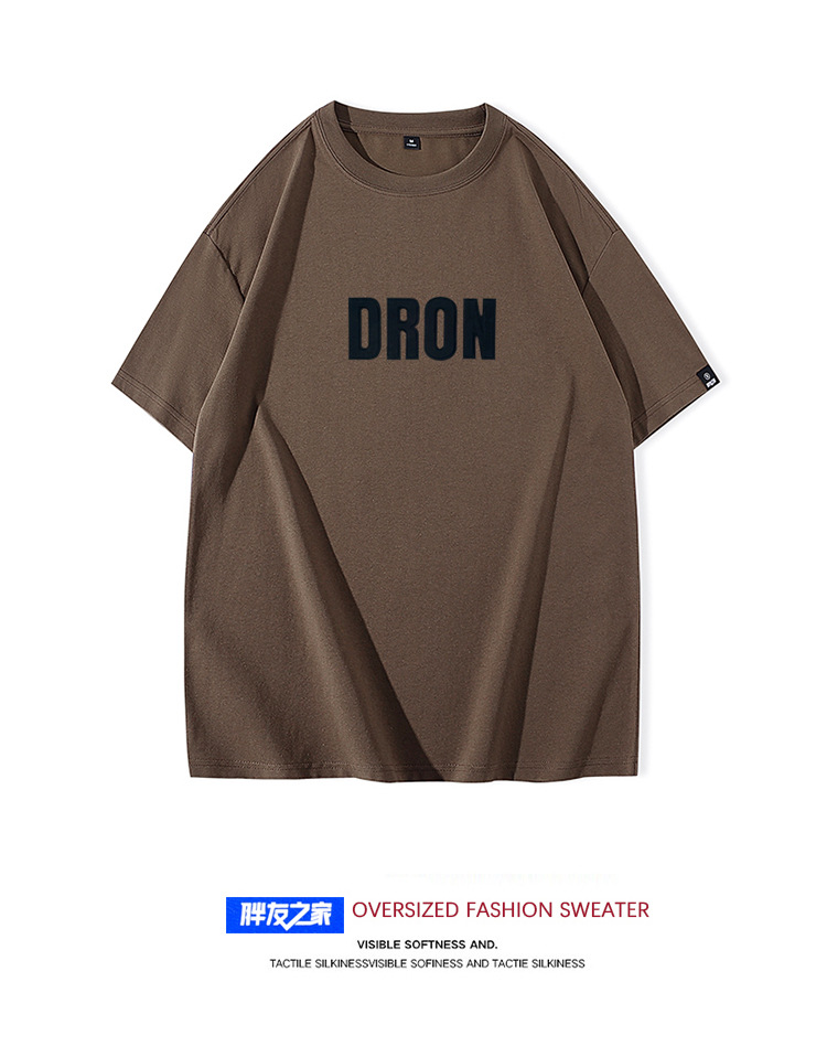 胖蝈蝈大码短袖男款夏季宽松大码t恤男加肥加大男士休闲子半袖详情34